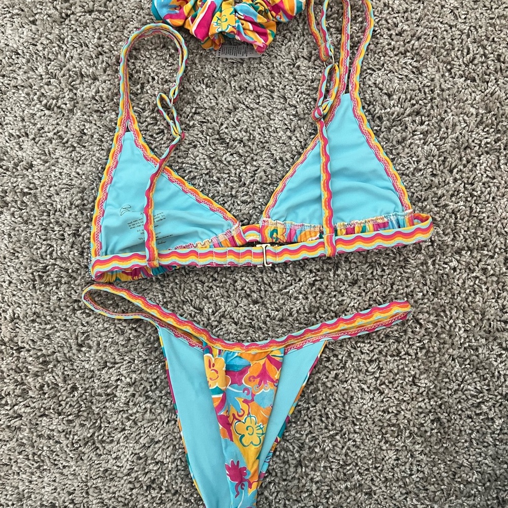 Bydee Bikini Set In Paradiso With Scrunchie - image 6